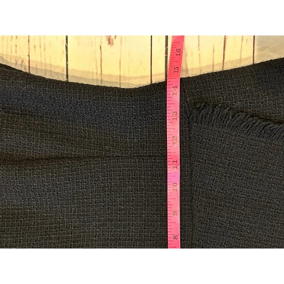 J. Crew Vintage Wool Business Career Black Dress Size 8 Classic Neutral Style - Picture 8 of 10